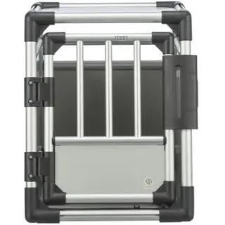 Trixie Transportbox M-L 63 x 65 x 90 cm Hellgrau/ Silber