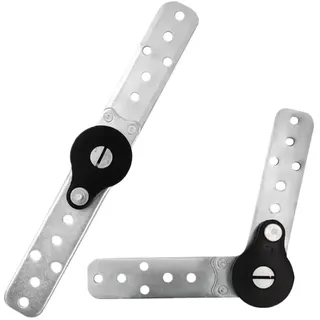 MPYJDTOI 1 Paar (2 Stück) Möbel-Scharnier mit einstellbarem Winkel, Mechanismus, Scharnierbeschläge, Sofa-Kopfstützenscharnier, Bett- und Bettwäsche-Ratsche(105-180 Degrees)
