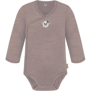 normani Outdoor Sports Baby Merino Wickelbody Langarm Kaitaia in Rosa | Gr.: 80