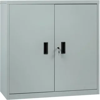 Woltu Aktenschrank 90 x 92,5 x 40 cm grau