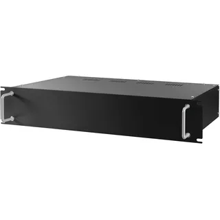 BLANKO 480 mm (19") Rack-Leergehäuse 2 HE, Montagesatz