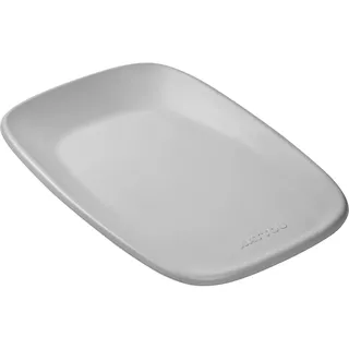 Nattou Wickelauflage Softy 50x70 cm - Wickelauflage Abwaschbar und wasserdicht auf PU-Schaum - Leicht und weich Baby Wickelunterlage - Wickelmatte mit erhöhten Rändern - Grau