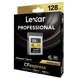 Lexar CFExpress Professional Type B Gold - 1750MB/s - Retourenware ohne Verpackung - 128 GB