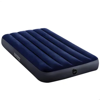 Intex 64757 Classic Downy Blue Dura-Beam Serie Twin Luftbett (L x B x H) 191 x 99 x 25mm Blau