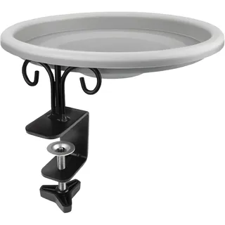 WILDLIFE FRIEND Vogeltränke hängend für Balkongeländer - frostsicher, Vogelbad Balkon, XL Vogelbad Garten für Wildvögel, Wassertränke für Vögel - Vogelwassertränken - Vogelbadewanne für Balkongeländer