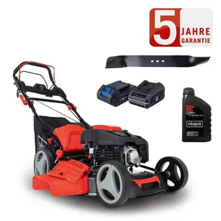 7-in-1 inkl. 1 x 2,0 Ah Akku + Ladegerät 2,4 A + 2. Messer + Motoröl