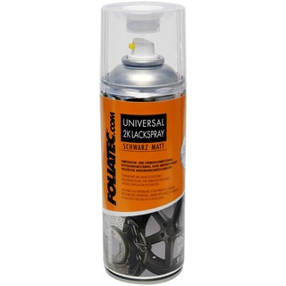 FoliaTec Universal 2K Lackspray Schwarz Matt, 400 ml