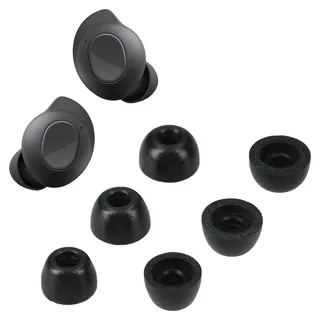kwmobile 6x Ersatz In Ear Kopfhörer kompatibel mit Samsung Galaxy Buds FE - 3 Größen - Polster Ohrstöpsel In-Ear Ohrhörer - Schwarz