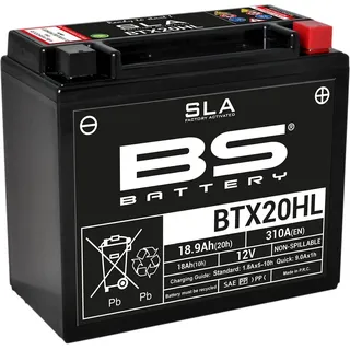 BS Battery Werkseitig aktivierte wartungsfreie SLA-Batterie - BTX20HL 12V 18,9Ah