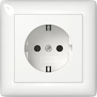 Gira Schuko-Steckdose Unterputz 444003 Weiß