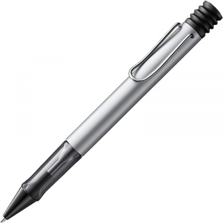 Lamy AL-star leichter Kugelschreiber 225 aus Aluminium in weiß-silber mit ergonomischem Griff und selbstfederndem Metallclip, inkl. Großraummine LAMY M 16 M