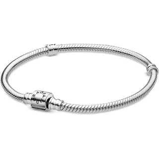 Pandora Schlangen-Gliederarmband mit Zylinder-Verschluss in Sterling-Silber Moments Collection, Größe 21