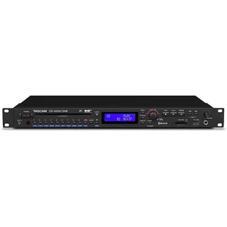 Tascam CD-400Udab Media-Player mit Tuner und Bluetooth-Empfänger, Schwarz