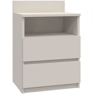 Topeshop CDF Nachttisch Kaschmir, Holzwerkstoff, 40x59x32 cm, Schlafzimmer, Nachttische