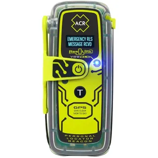 ACR ResQLink View RLS – SOS Personal Locator Beacon – Digitalanzeige, Rückkehr-Link-Service, globale GPS-Abdeckung zur Alarmierung von Suche und Rettung – Notfall im Freien, ideal für Wandern, Jagd,