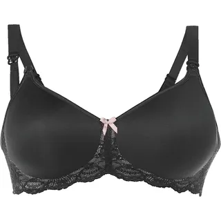 Anita Miss Lovely | Padded Wireless Nursing Bra Schwarz B 75 Damen, 001 SCHWAR, 75B