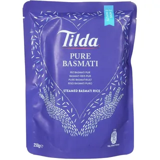Tilda Basmatireis gedämpft 250g Pure Basmati Rice steamed Basmatireis ready in 2