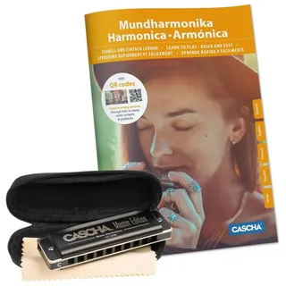 Cascha Mundharmonika Master Edition Blues Mundharmonika Set in C - HH1630