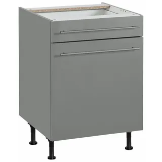 OPTIFIT Unterschrank Bern 60 x 58,4 x 87 cm Grau