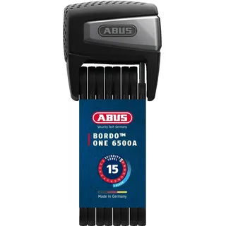 ABUS Bordo One 6500A/110 Schwarz Faltschloss