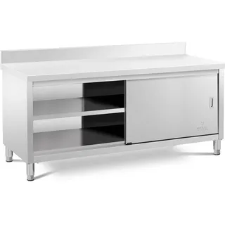 Royal Catering Edelstahl-Arbeitsschrank ECO 200 x 60 cm