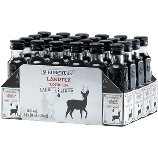 st. hubertus likör Lakritz Likör 16% Vol. 0,02 l