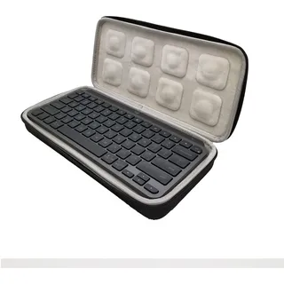 MotuTech Harte tragbare Handtasche für Logitech MX Keys Mini Wireless Tastaturschutz Schutzabdeckung Anti-Kratz-Anti-Kollision