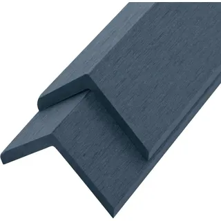 Home Deluxe - WPC Abschlussleiste FINEA - Farbe Anthrazit, 10 Stück - 110 x 4,5 x 4,5 cm I Abschlussprofil Abdeckleiste Abschlussschiene