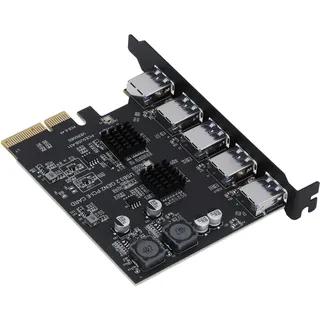 Denash ASMEDIA ASM3142 USB 3.2 Gen 2 10 Gbit/S Verlängerungskarte für eine Stabile Datenübertragung für Office PC für
