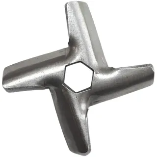 Folpus Lebensmittel-Fleischwolf-Klingenschneider, Edelstahl-Ersatzteil für elektrische oder manuelle Fleischwolf-Mischer