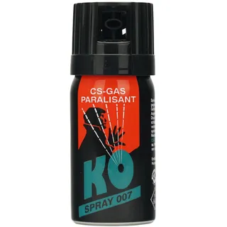 KO Security CS-Spray 40 ml – Breitstrahl Personenabwehrspray mit BKA-Zulassung