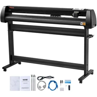 Vevor Vinyl Schneideplotter Vinyl Schneideplotter 1350 mm Slogan Schneideplotter Desktop Maschine mit der Software, Schneideplotter