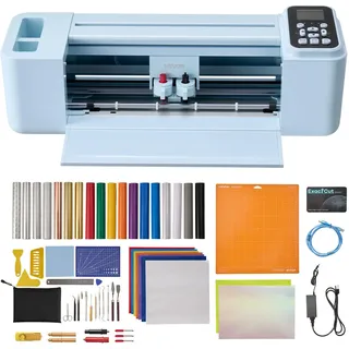 Vevor Vinylschneidemaschine 30 cm, Schneideplotter/Plottermaschine mit Steuerung (Knopf/Bildschirm), Kompatibel mit Mac/Windows/Android/iOS, Vinylcutter für Bastelarbeiten, Karten & Wohnaccessoires