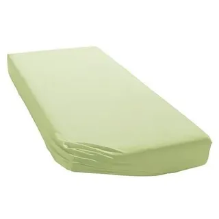 bellana Spannbettlaken BELLANA "Jersey Classic", grün (lindgrün), 1 Stk., Jersey, 60x120 60x130 60x140 70x120 70x130 70x140 25cm, Jersey, Obermaterial: 100% Baumwolle, Bettlaken, Spannbettlaken, für Kinder und Babys aus reiner Baumwolle
