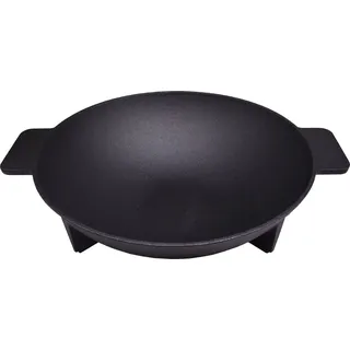 Primaster Wokpfanne Ø 34 cm Gusseisen Gusseisenwok Grillwok