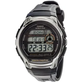 Casio WV-M60-9AER Herrenuhr Funkuhr Digitaluhr Armbanduhr Wave Ceptor Watch - Schwarz/Grau