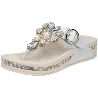 Rieker V1461 für Damen, silber, Größe 37 EU