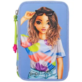 DEPESCHE TOPModel 3 Fach Federtasche FLASH