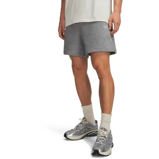 Under Armour Rival Fleece Kurze Hose Grau/Weiß XXL