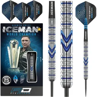 Red Dragon Darts RED DRAGON Gerwyn Price Iceman Midnight Edition - Steeldarts - 25g