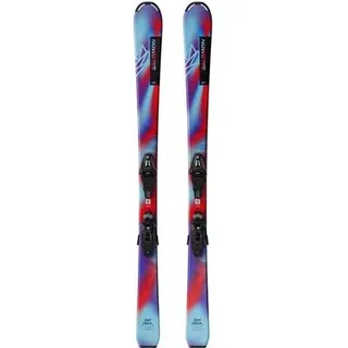 SALOMON Kinder All-Mountain Ski L QST Jr S + C5 GW J75 P, Größe 100 in Grau 3
