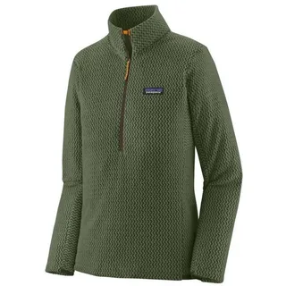 Patagonia Damen Fleece R1 Air Zip Neck Torrey Pine Green - S