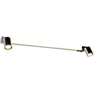 meineWunschleuchte Bad Spiegelleuchte 90 cm Silber 90 W 3000 K