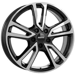 ALUTEC München Tormenta 7,0 x 17 5 x 114,3 ET40 diamant-schwarz frontpoliert