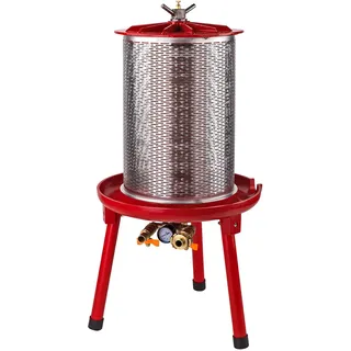 DEMA – 20 Liter Hydropresse Saftpresse Obstpresse Maischepresse Mit Wasserkraft