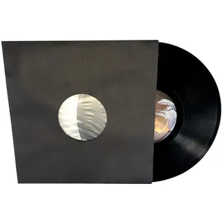 10" Schallplatten Innenhülle schwarz gefüttert (50 Stück Pack)