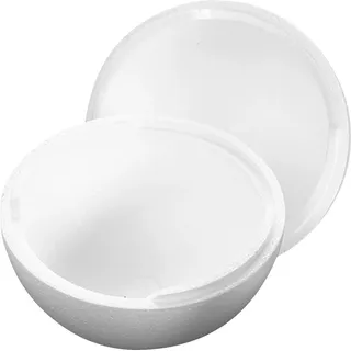 Brunnen Styropor Kugel 15 cm Weiß