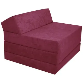 FORTISLINE Klappmatratze 200x70x10 cm mit Kopfteil, 3-teilige Faltmatratze, Gästematratze und Reisematratze, Schaumstoffmatratze mit waschbarem Bezug, Oeko-TEX, hergestellt in der EU