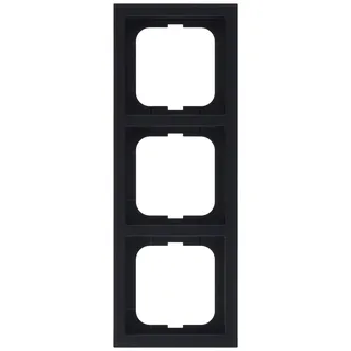 Busch-Jaeger Rahmen 3-fach schwarz matt,