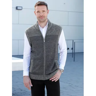 Sieh an! Strickweste Grau 58
